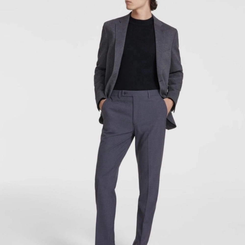 Calvin Klein Charcoal Pants. Slim. Polished. Refined. Corporatecore. Versatile